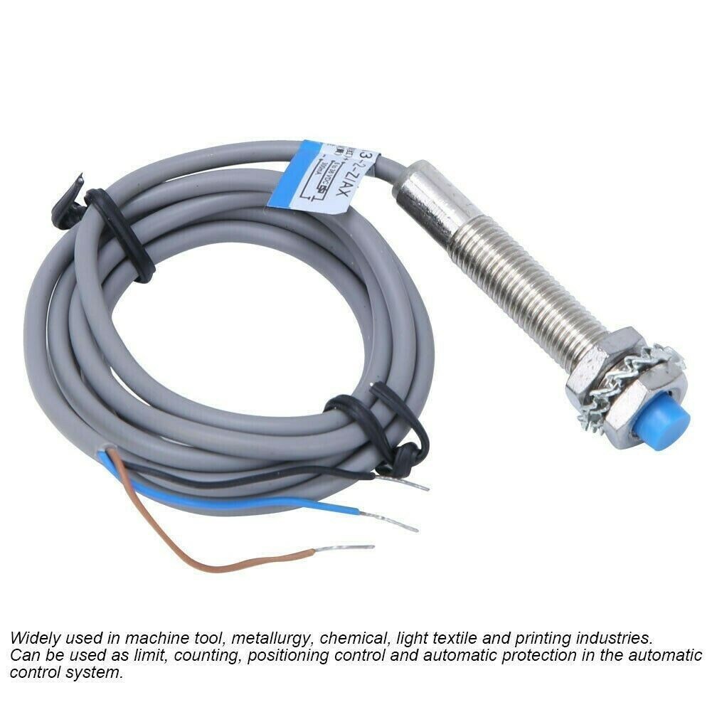 High Quality M8 NPN NO Inductive Switch with Red LED Output Indication