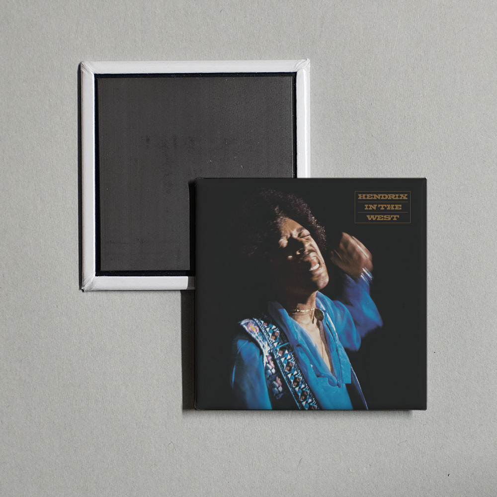 Jimi Hendrix - Hendrix In The West Album Cover Locker Fridge Magnet