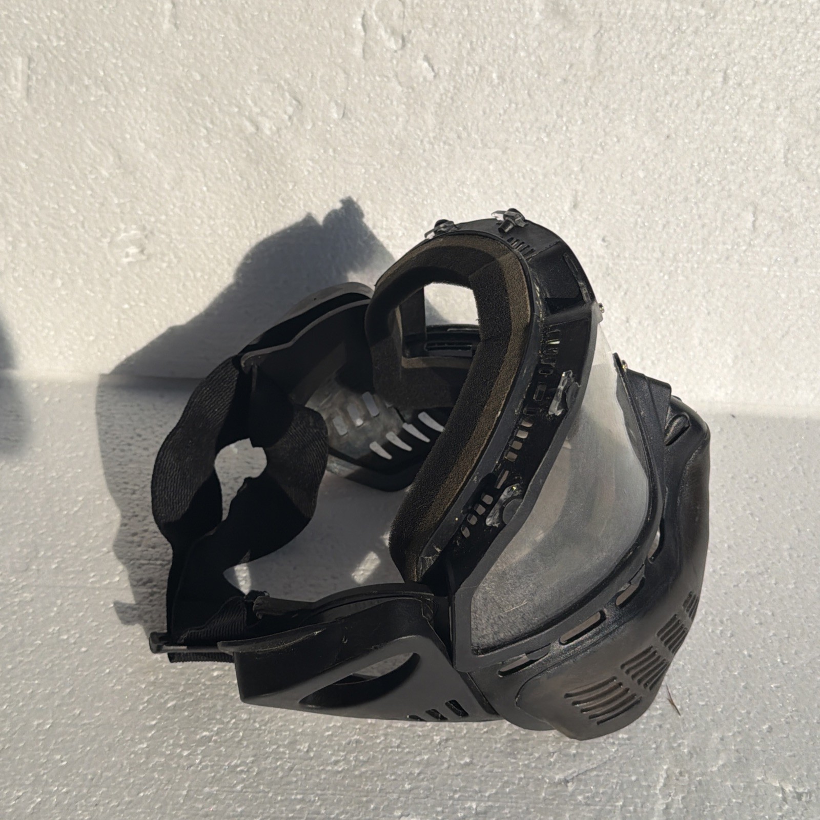 JAVA Paintball Mask Black Face Mask