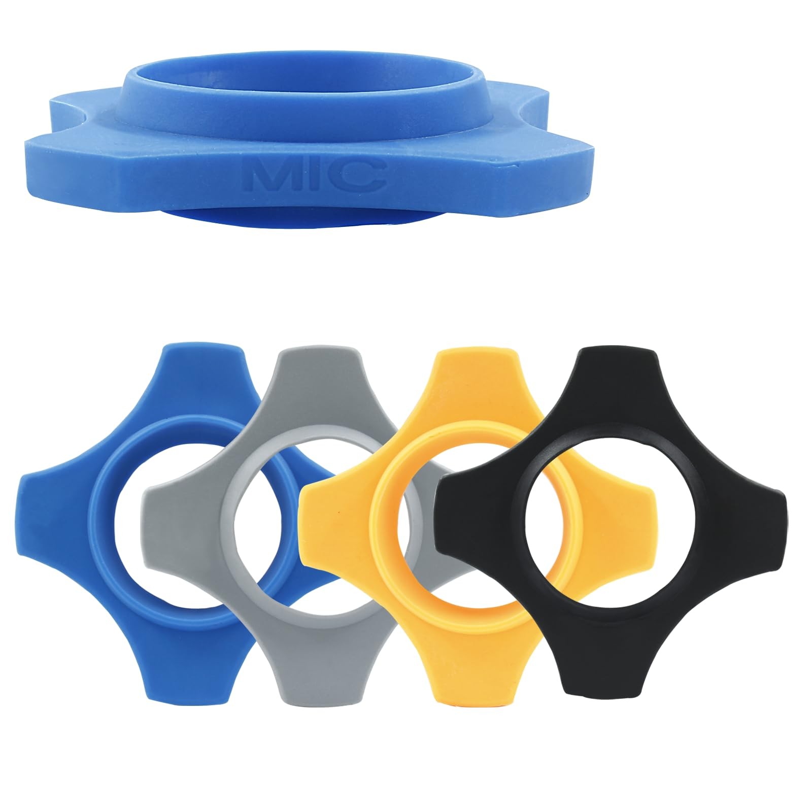 Microphone Anti Roll Rings 4 Pack Rubber Mic Stabilizer Bands