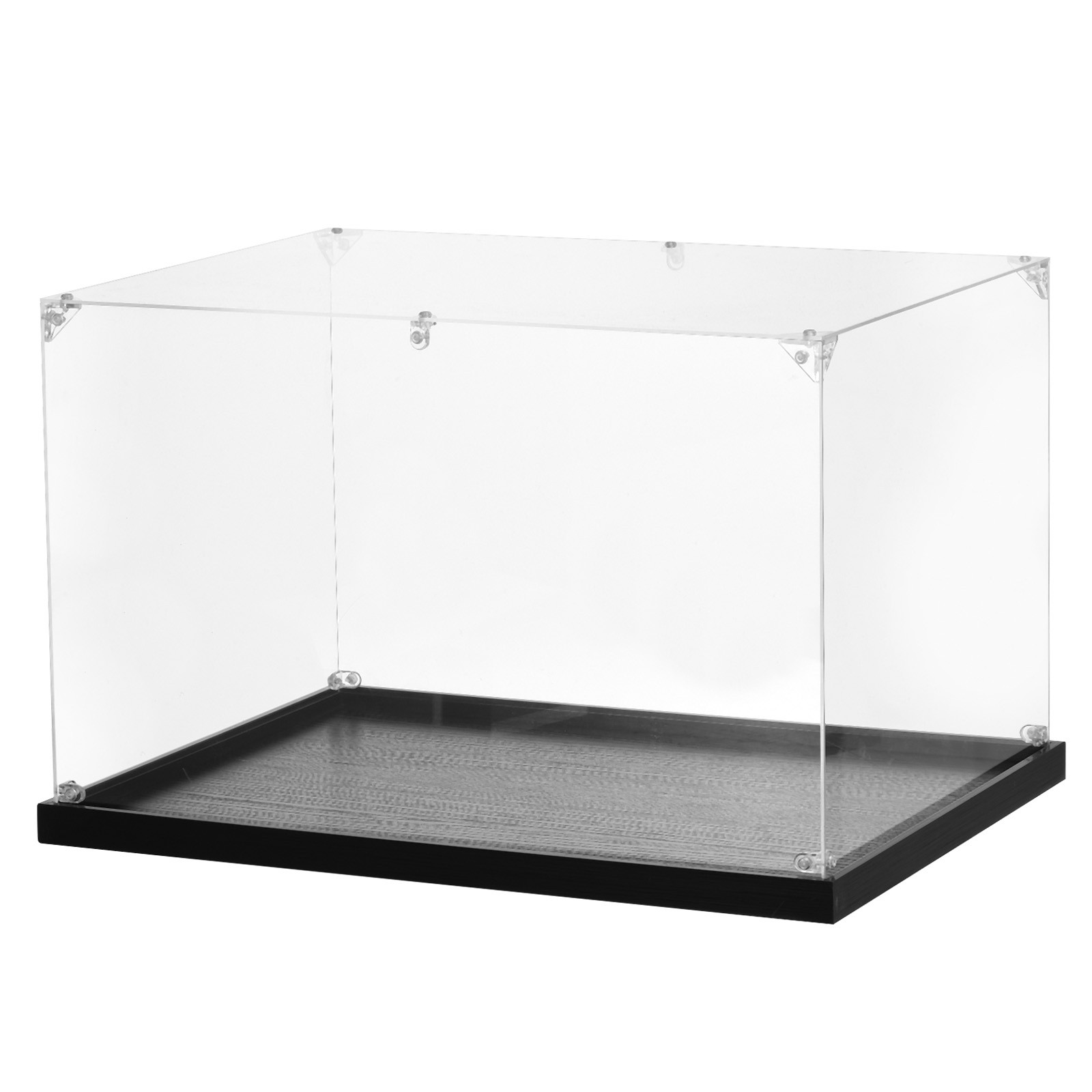 Acrylic Display Case, 11.8"x15.8"x9.8" Clear Display Box Assemble Dustproof