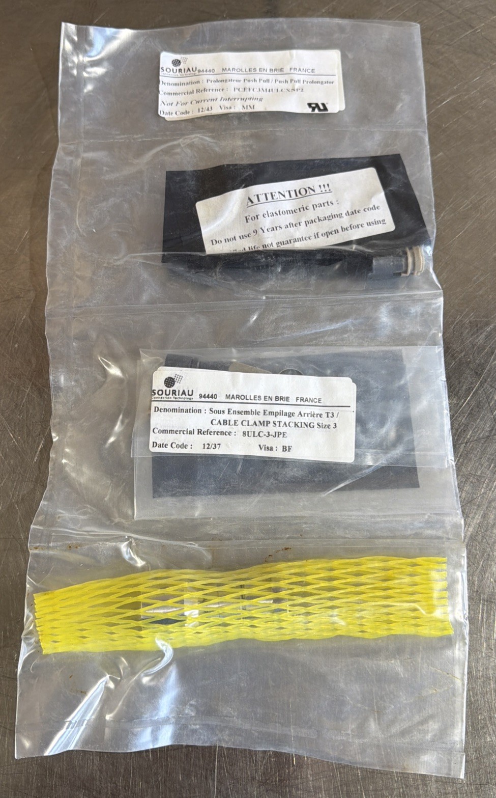 SOURIAU 8ULC-3-JPE / 8ULC3JPE Nos Surplus