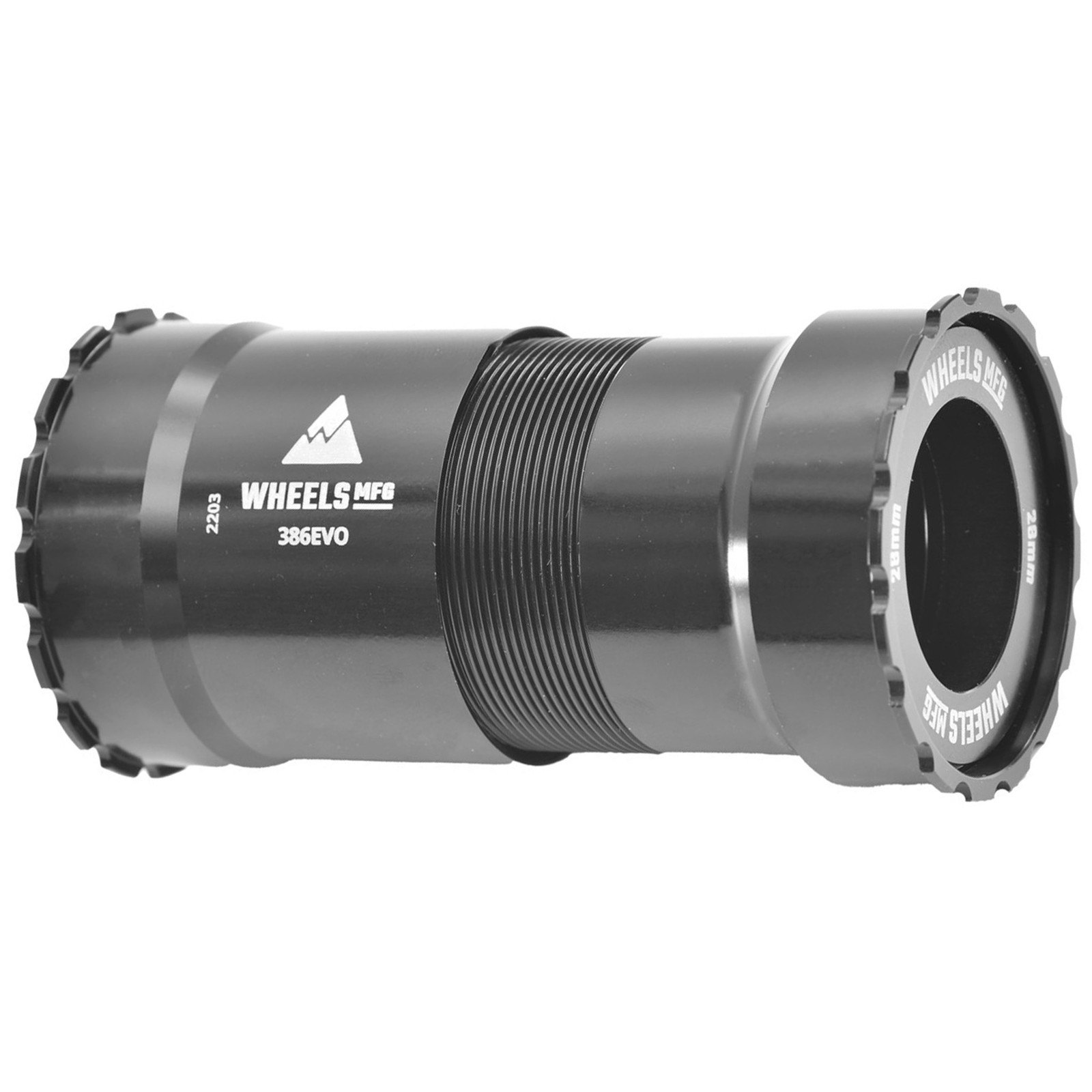 Wheels Mfg 386EVO Threaded Bike Bottom Bracket - Praxis M30/28, Sealed