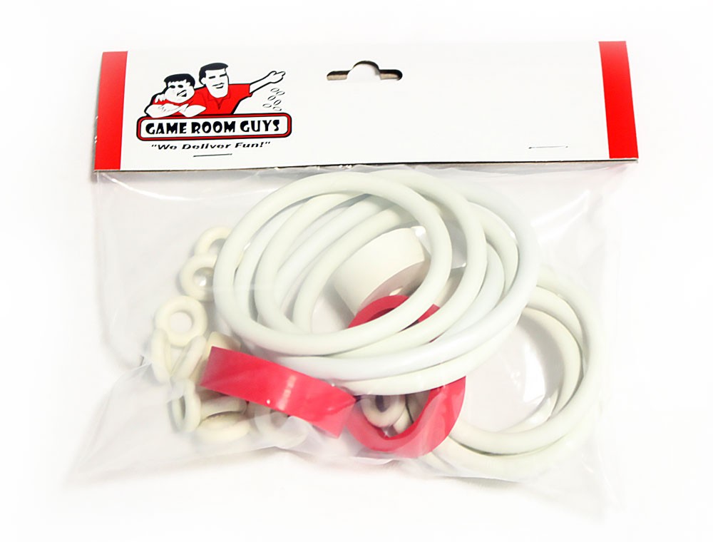 Bally Bowl O Pinball Machine Replacement Repair Rubber Ring Kit White