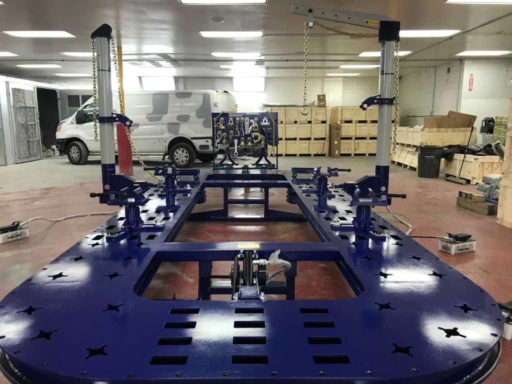 22 FEET LONG 2 TOWERS HEAVY DUTY AUTO BODY FRAME MACHINE + FREE SHIPPING