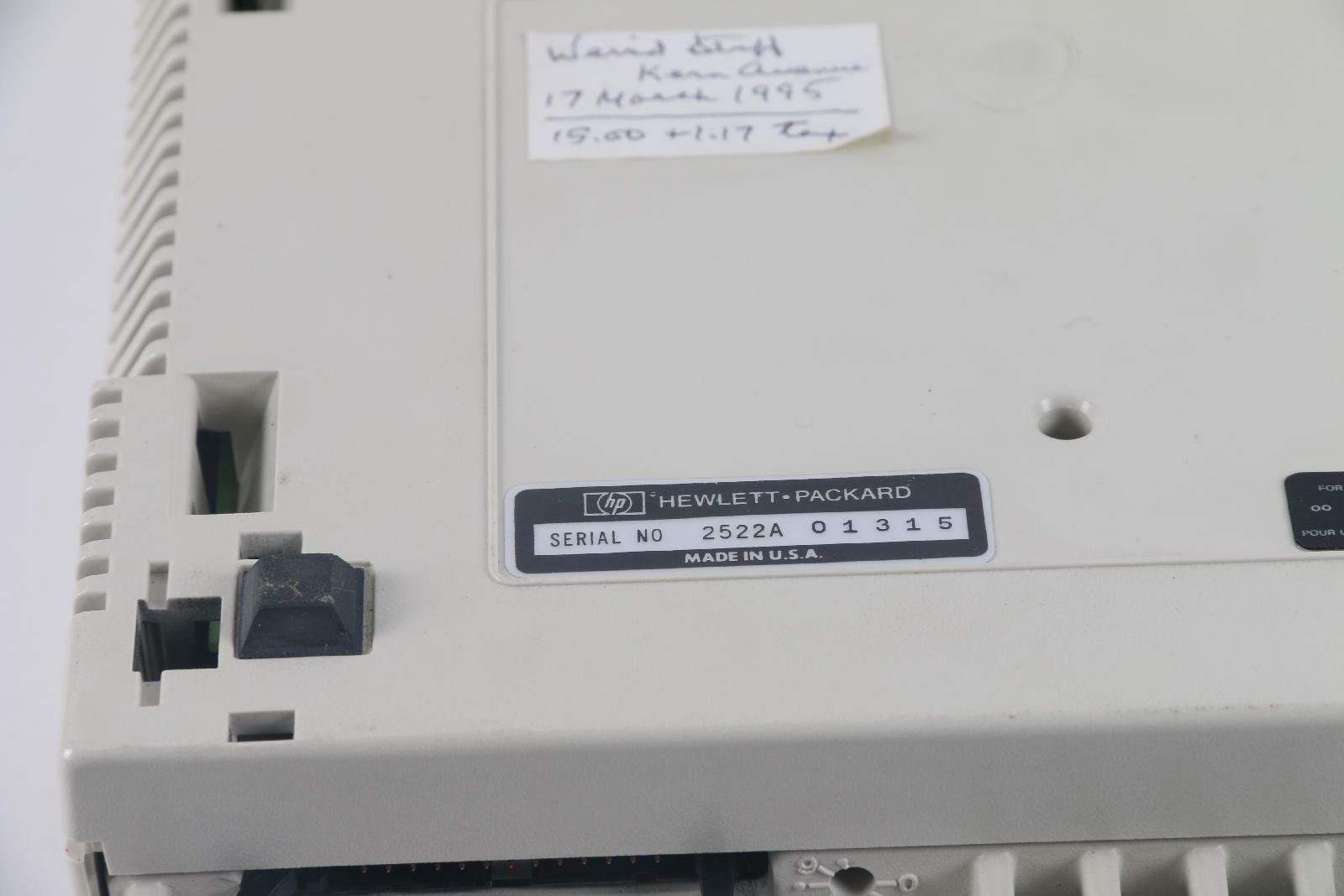 HP Hewlett Packard 61016A Digitizing Oscilloscope