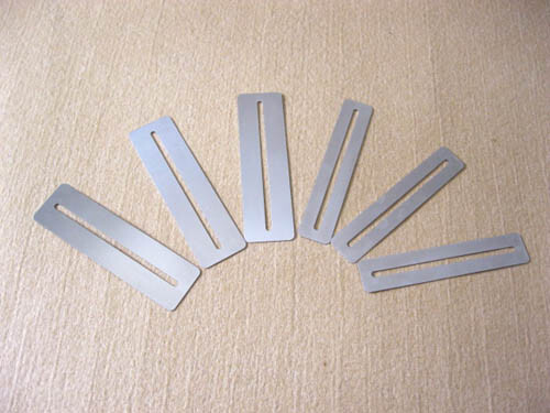 Fret Fingerboard Protectors, set of 6, 3 wide and 3 narrow, Stainless Steel