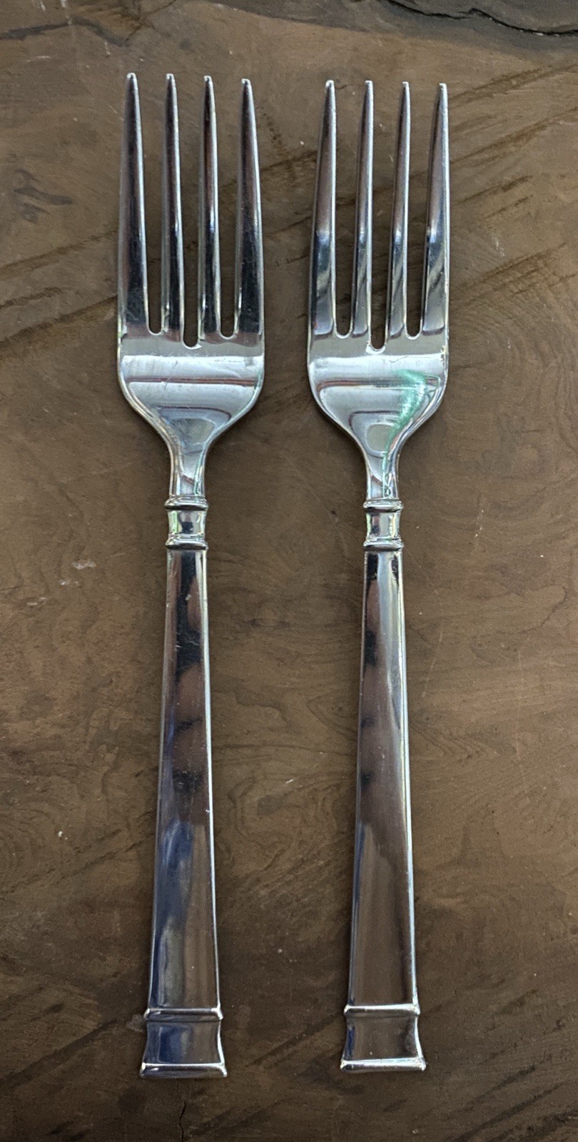 Heritage Mint LTD “Bentley” 18/10 Stainless Flatware Salad Fork 7” Inch - A PAIR