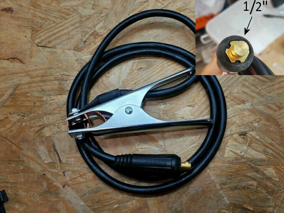 6ft Ground Cable Clamp fit Vulcan Pro Tig 165 200 Omni Pro 220 1/2" 3550 70 USA
