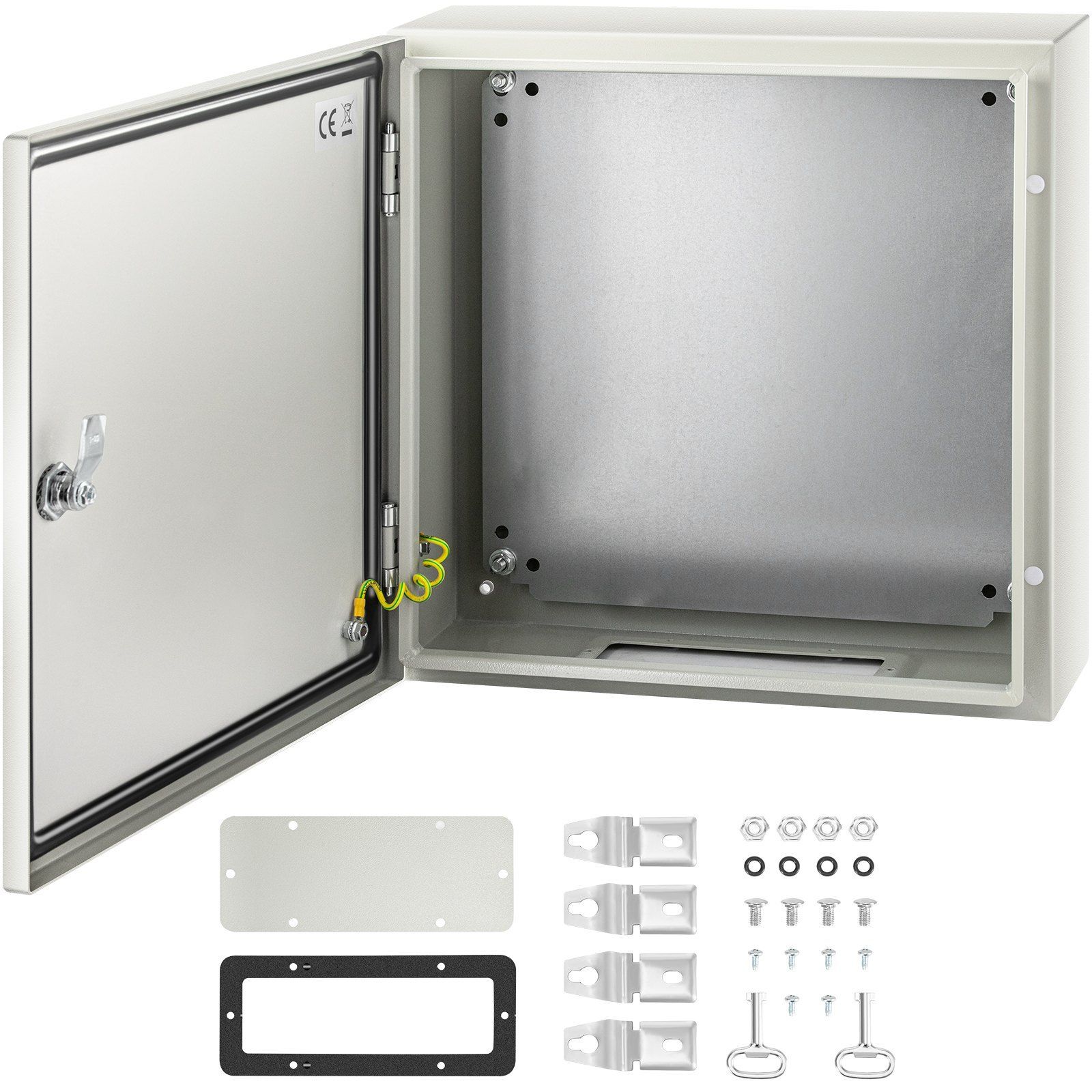 NEMA Steel Enclosure, 16 x16 x 6'' NEMA 4X Steel Electrical Box, IP66 Waterproof