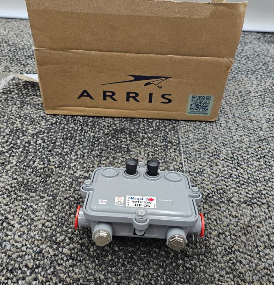 (QTY 4) Arris Regal 1509872-008 RMT2122W-RF-26 RF Tap, 2-way, 1.2 GHz Wide Body