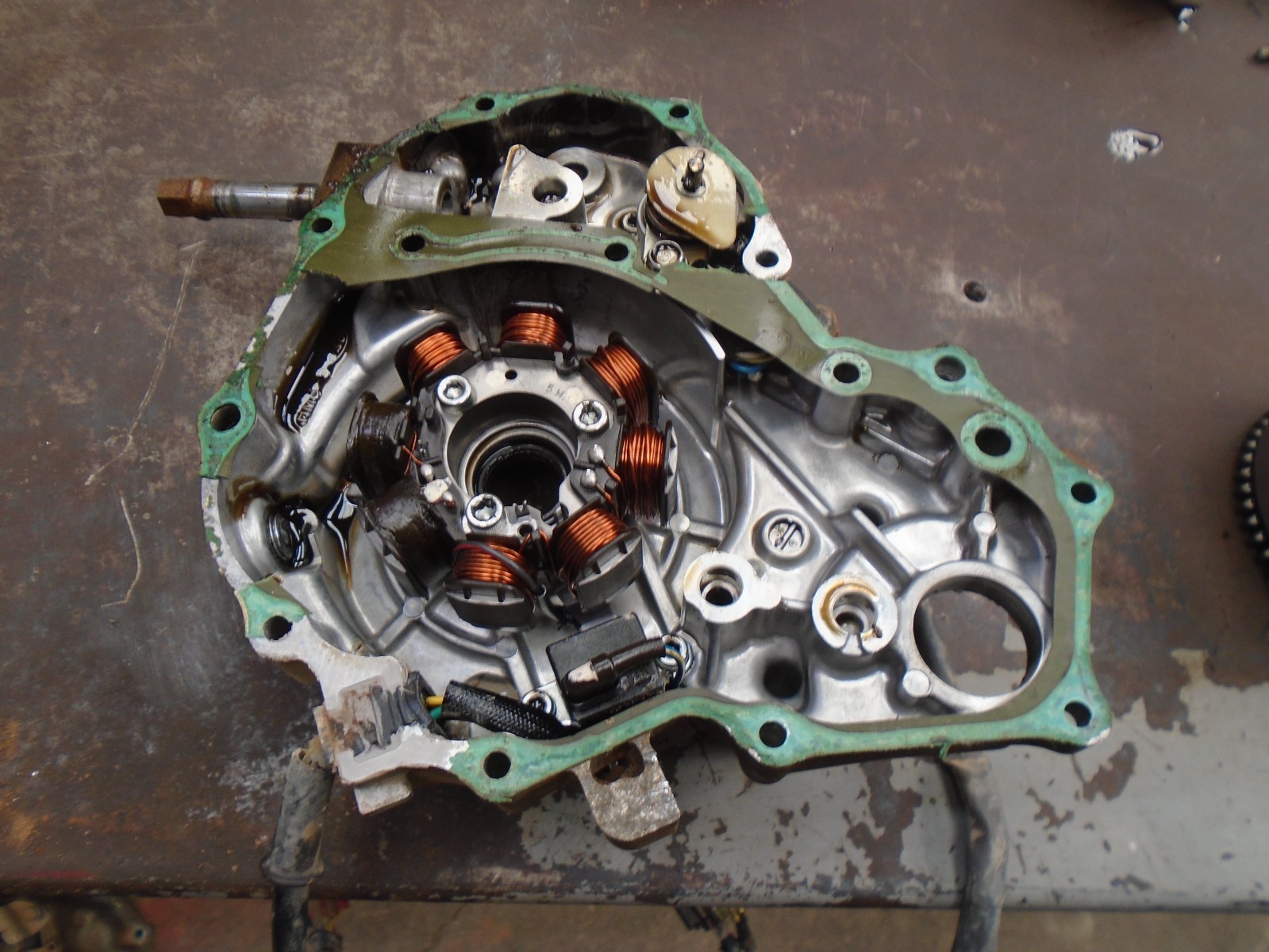 2007 HONDA RECON TRX250 TE ES OEM TRX 250 02-09 Stator with Pick Coil & Cover