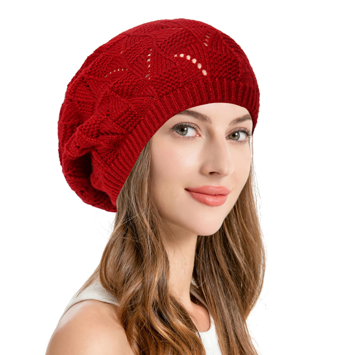 Muslim Women Knitted Hijab Hats Head Cover Caps Islamic Baggy Headwear Cancer