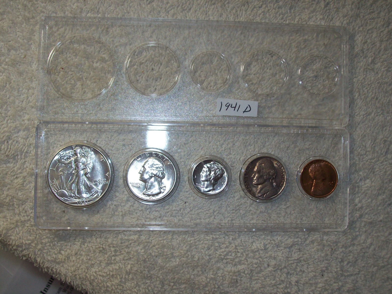 1941 D MINT SET UNCIRCULATED DENVER MINT
