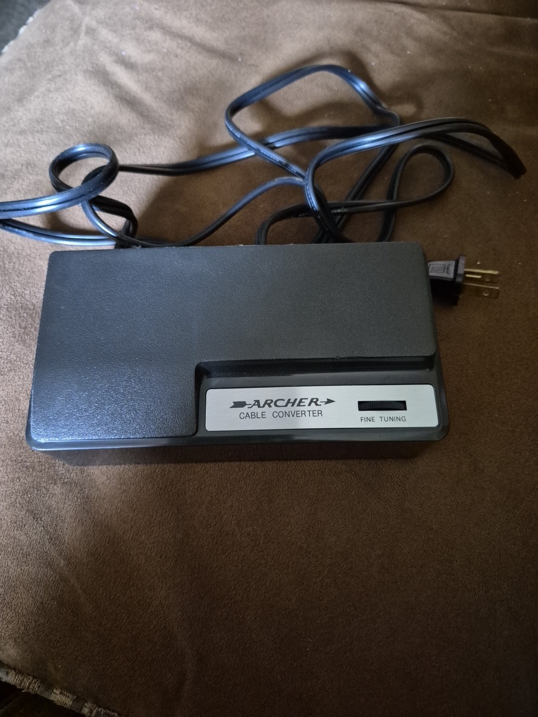 Radio Shack Archer Cable TV Converter 120V Vintage Electronic 15-1281 Archer TV