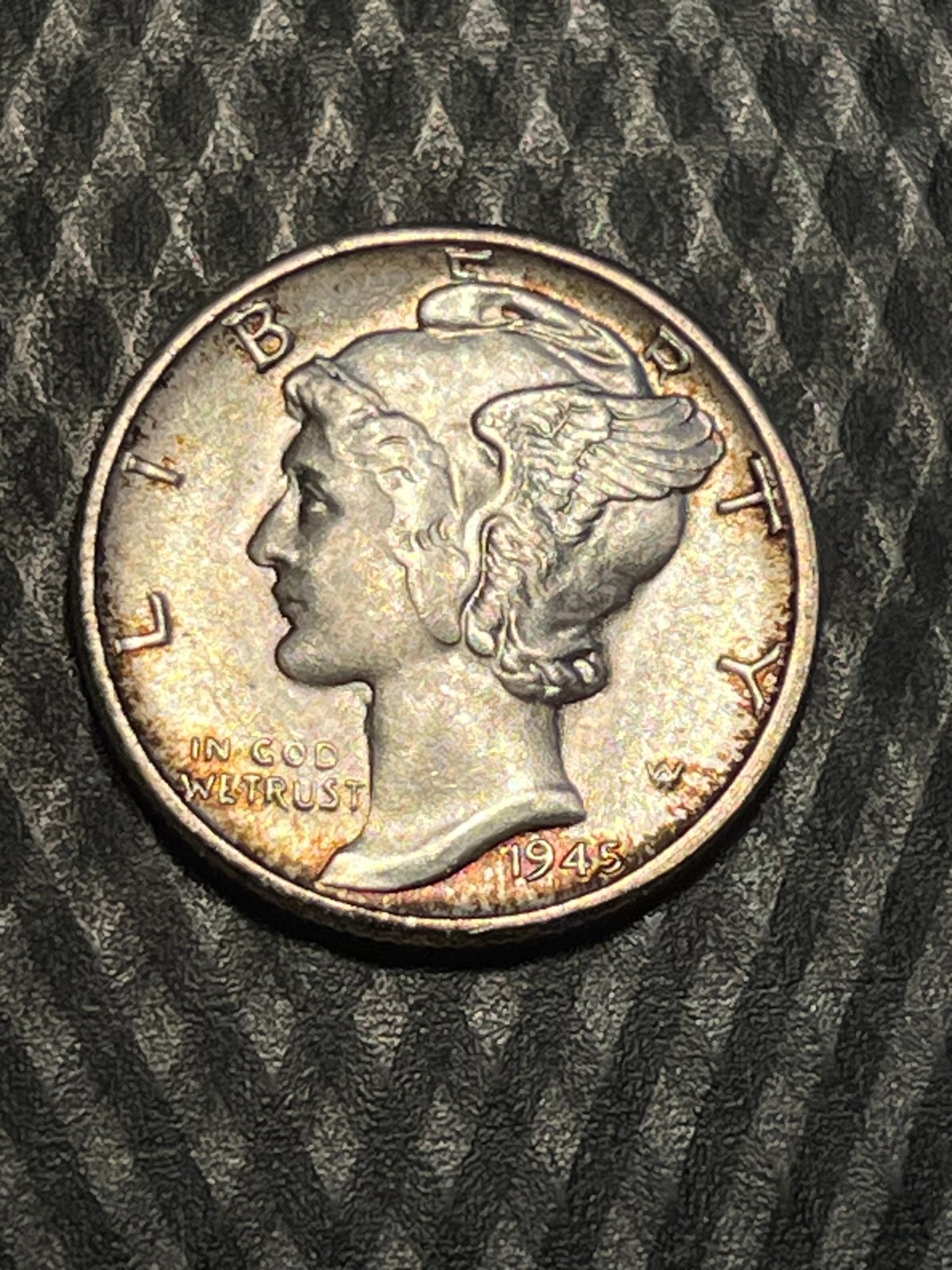 1945 Mercury Dime 10c in Gem BU -  Nice Collector Coin