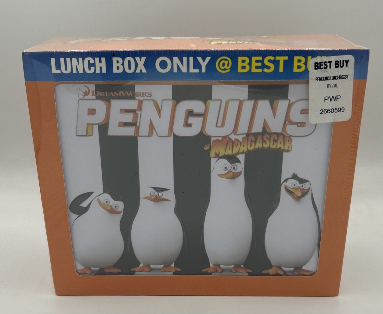 Dreamworks Penguins of Madagascar Collectible Tin Lunch Box - New