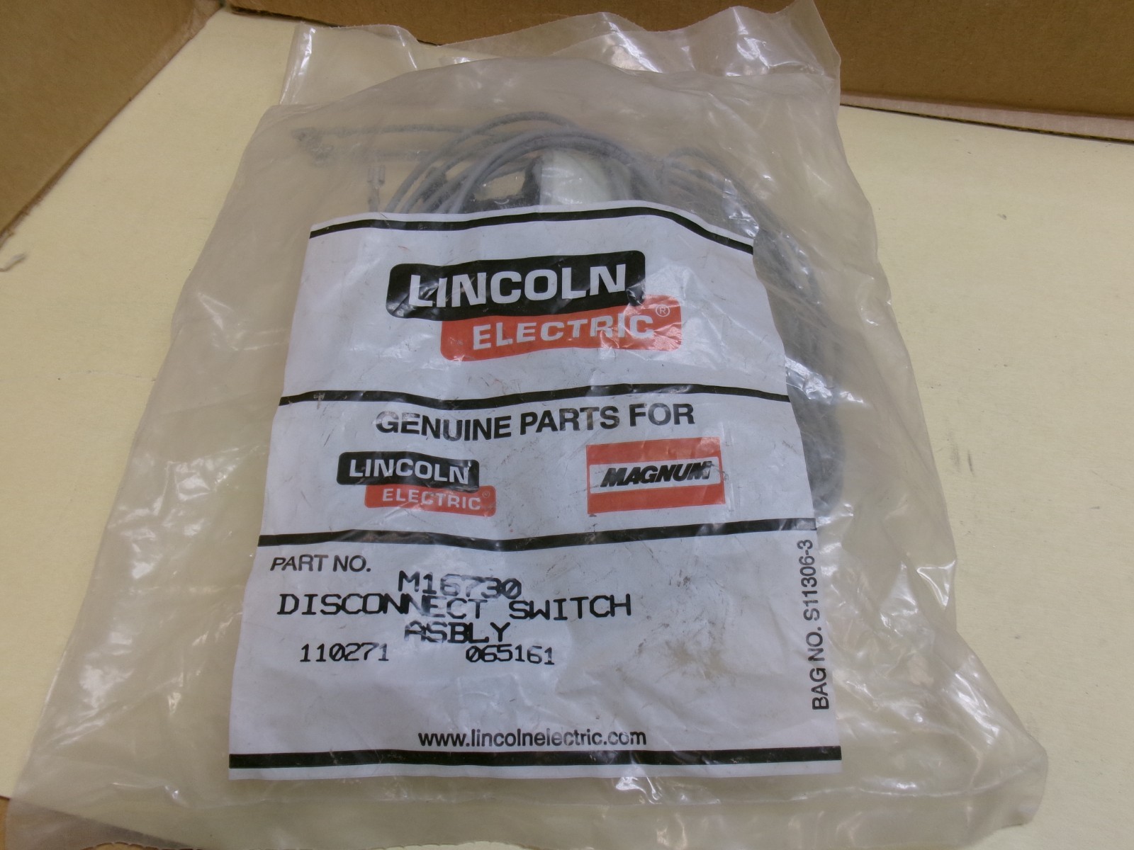 Lincoln M16730 Disconnect Switch Assembly