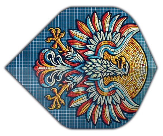 Dart Flights 10 Sets DartsClearance Eagle Design 100 Micron No2 MADE IN BRITAIN