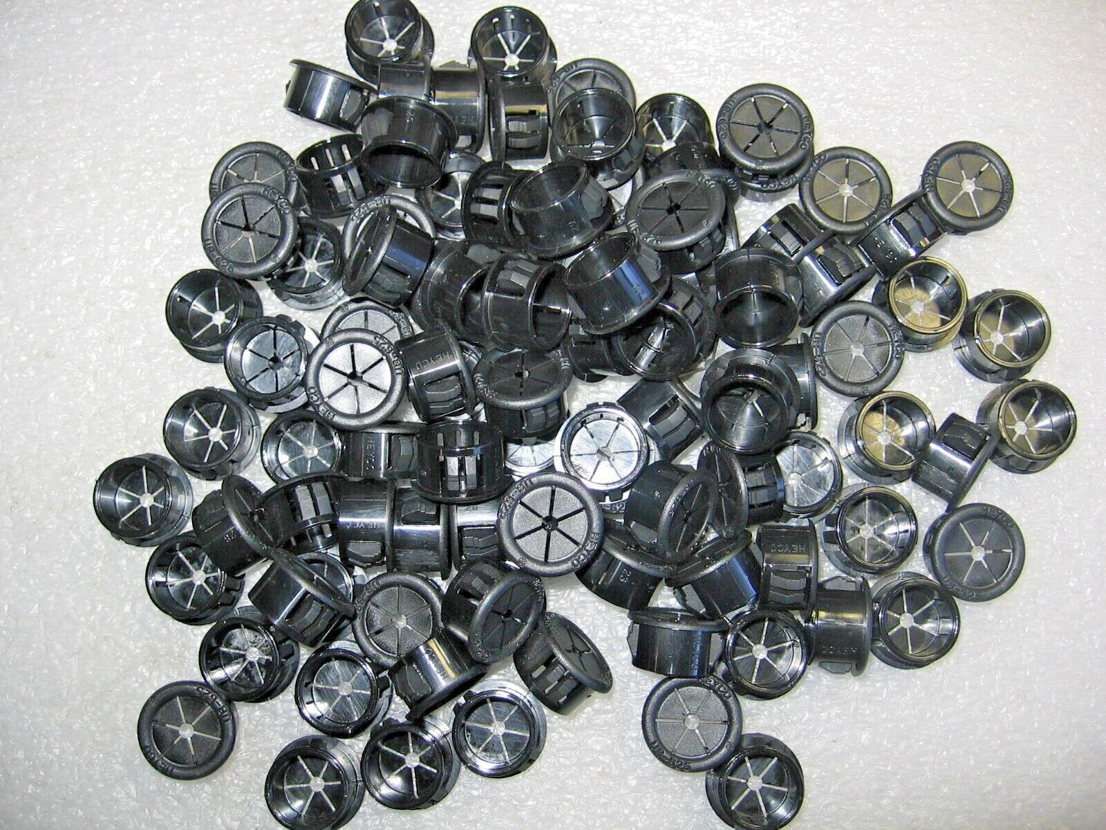 100) Topaz / Heyco UB625 5/8" Universal Hole Bushings for Cable Wire Protection