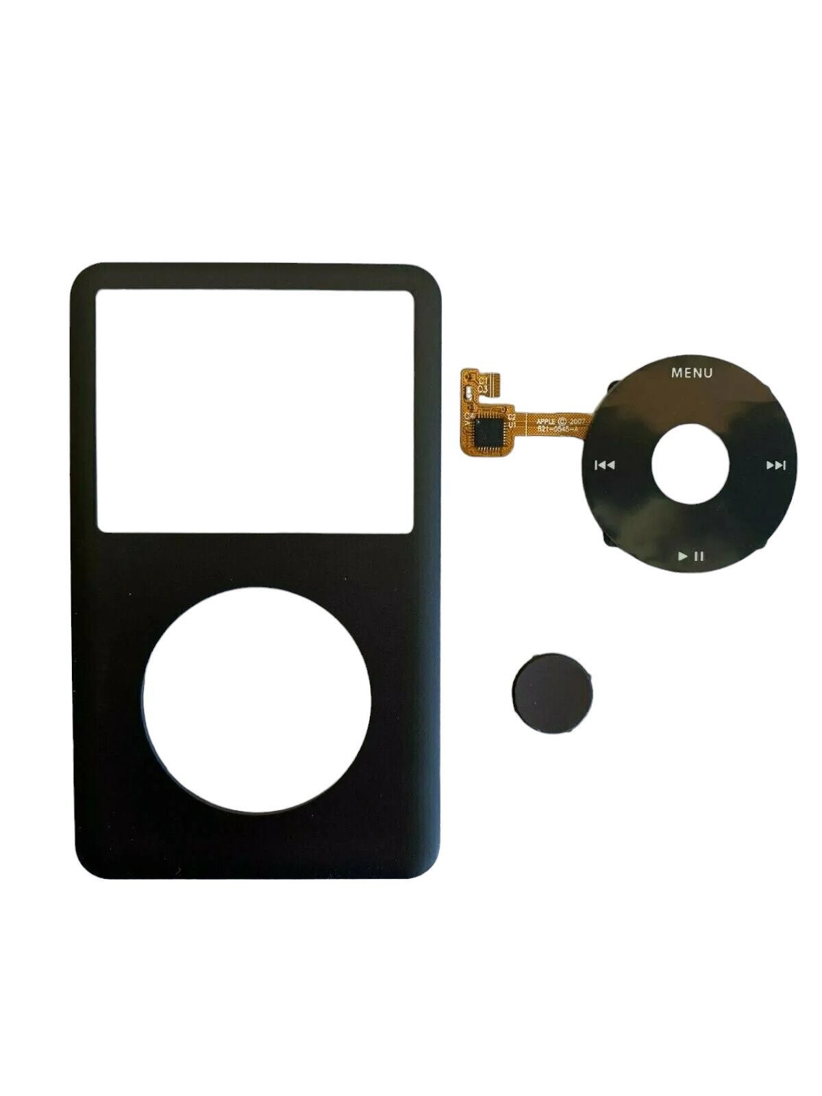 Gray Face Plate Clickwheel Button For Apple iPod Classic 6th 7th Gen Replacement