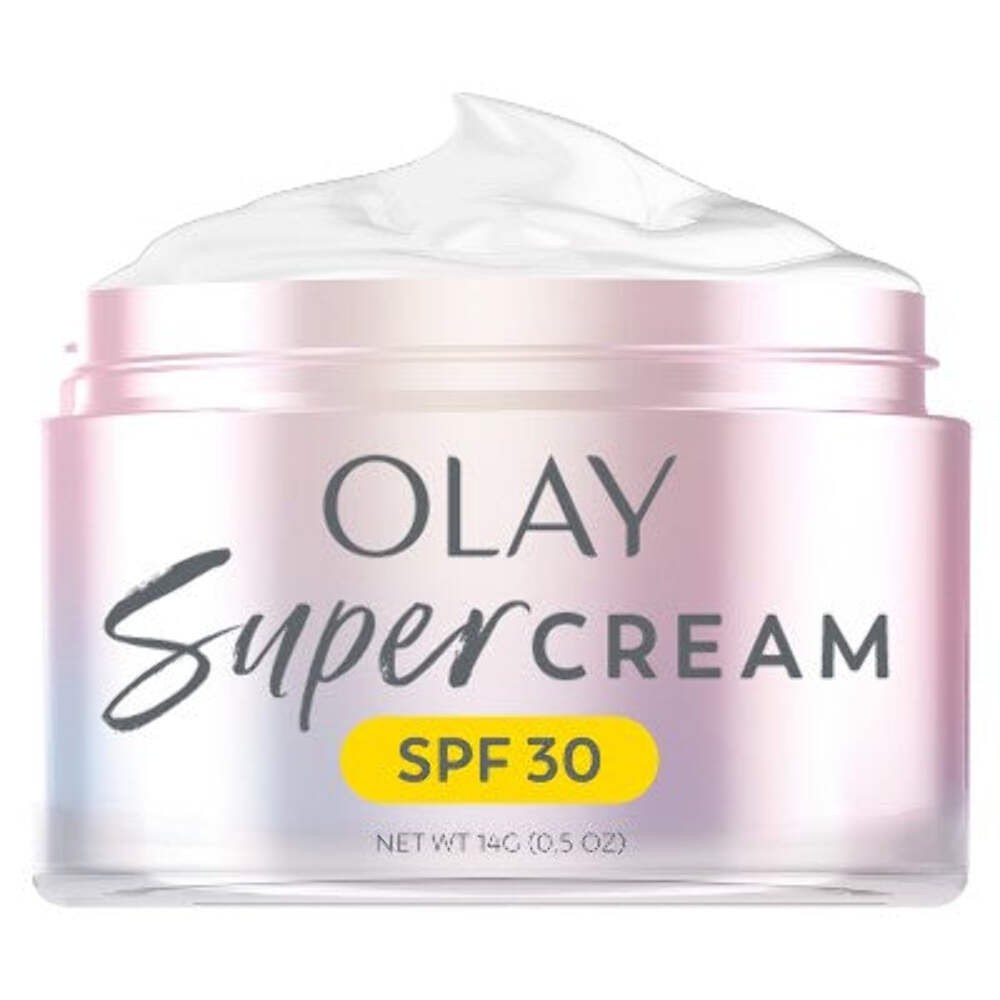 Olay Super Cream Ultra Lightweight Facial Moisturizer SPF 30 0.5oz - Imperfect B