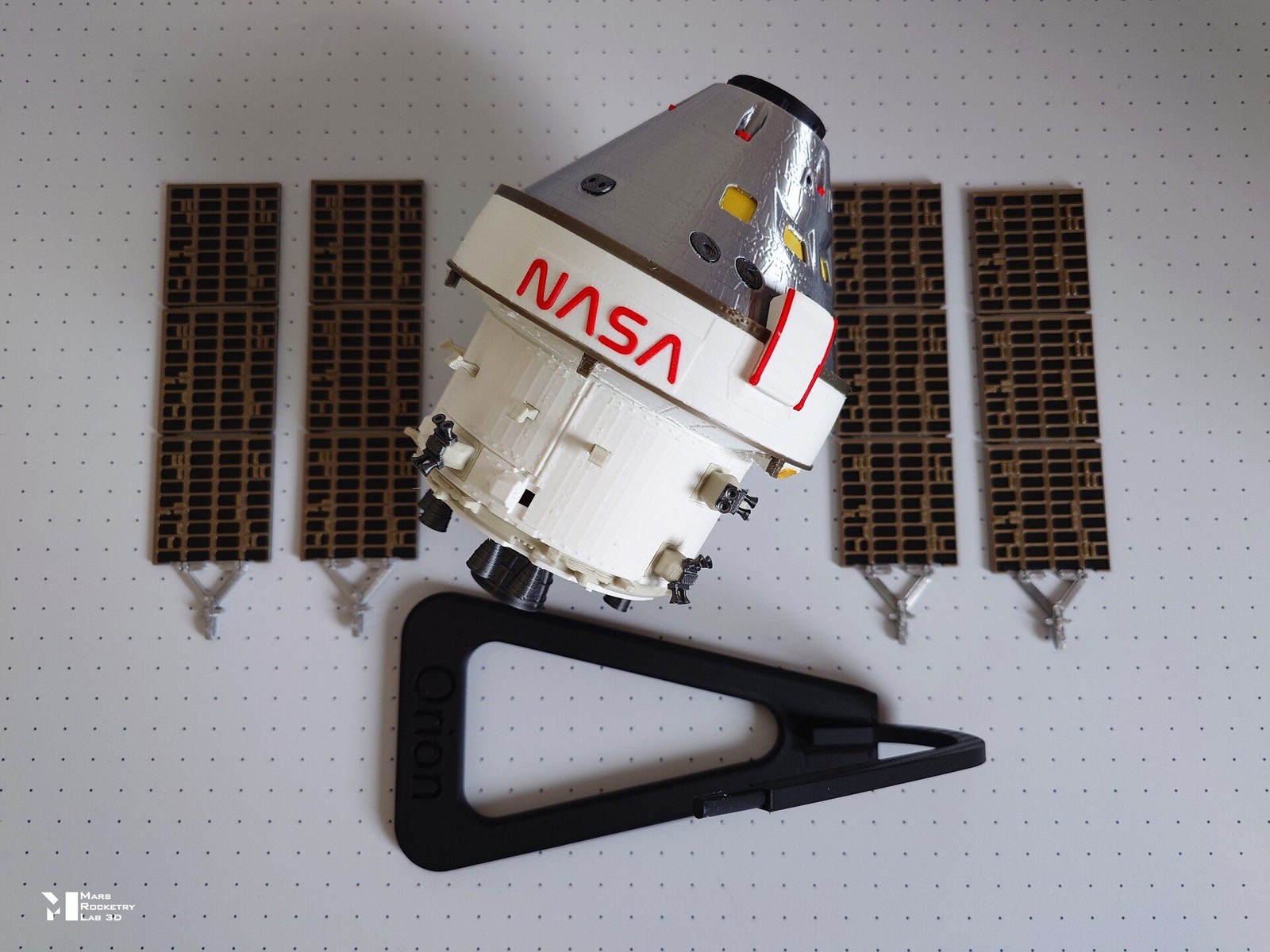 1/48 Scale NASA Artemis Program Orion Manned Crew Capsule 3D Painted Model Set
