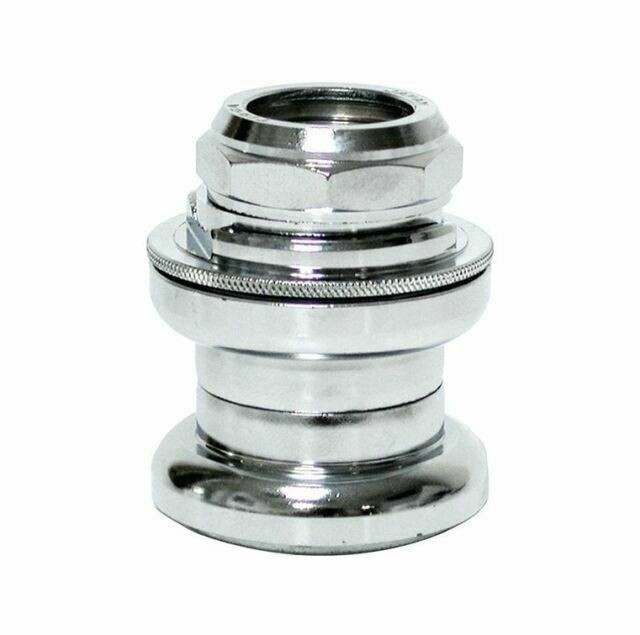 Tioga Beartrap 2 BMX bicycle headset - 1" threaded w/ 32.7mm cups CHROME (MADE