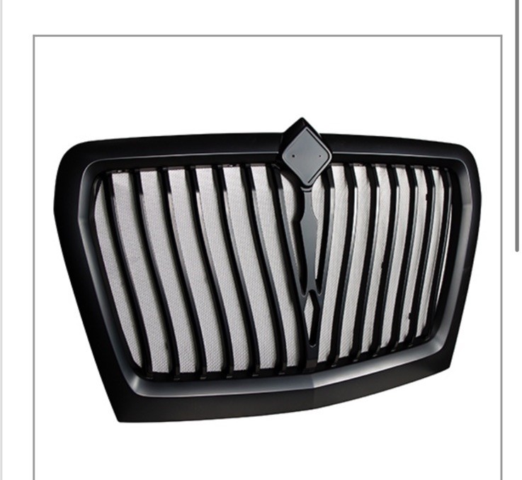2017-2021 International LT Black Grille W Bugscreen (21335)