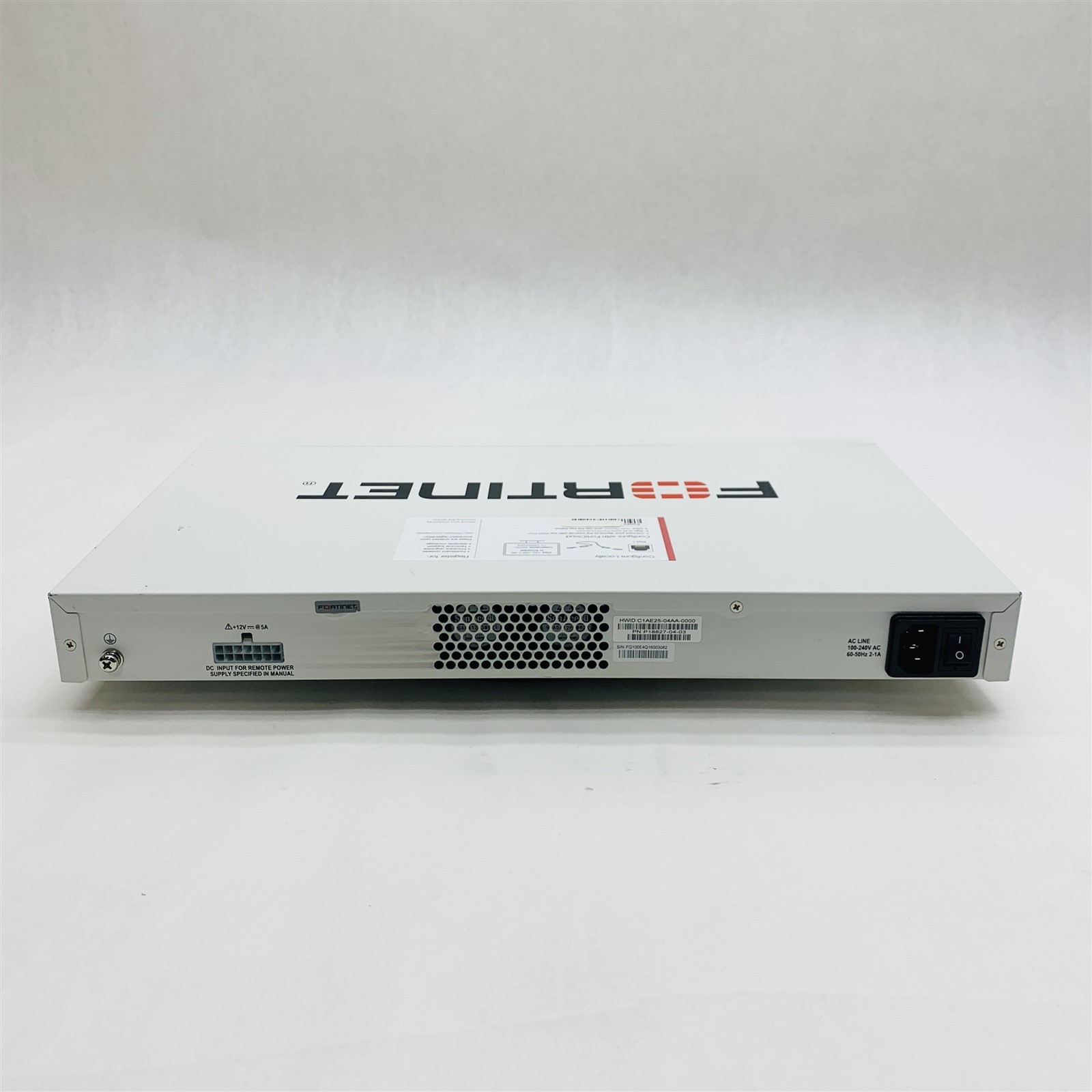 Fortinet FortiGate 100E Next Gen Firewall Appliance Network Security FG-100E