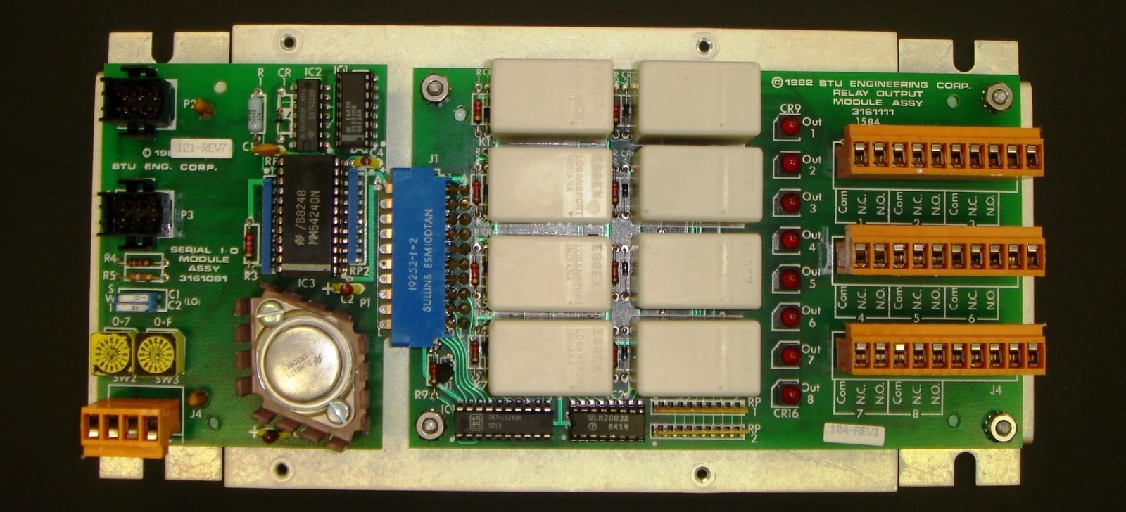NB7 - BTI Bruce Technologies OUTPUT Module 9760131 - USED