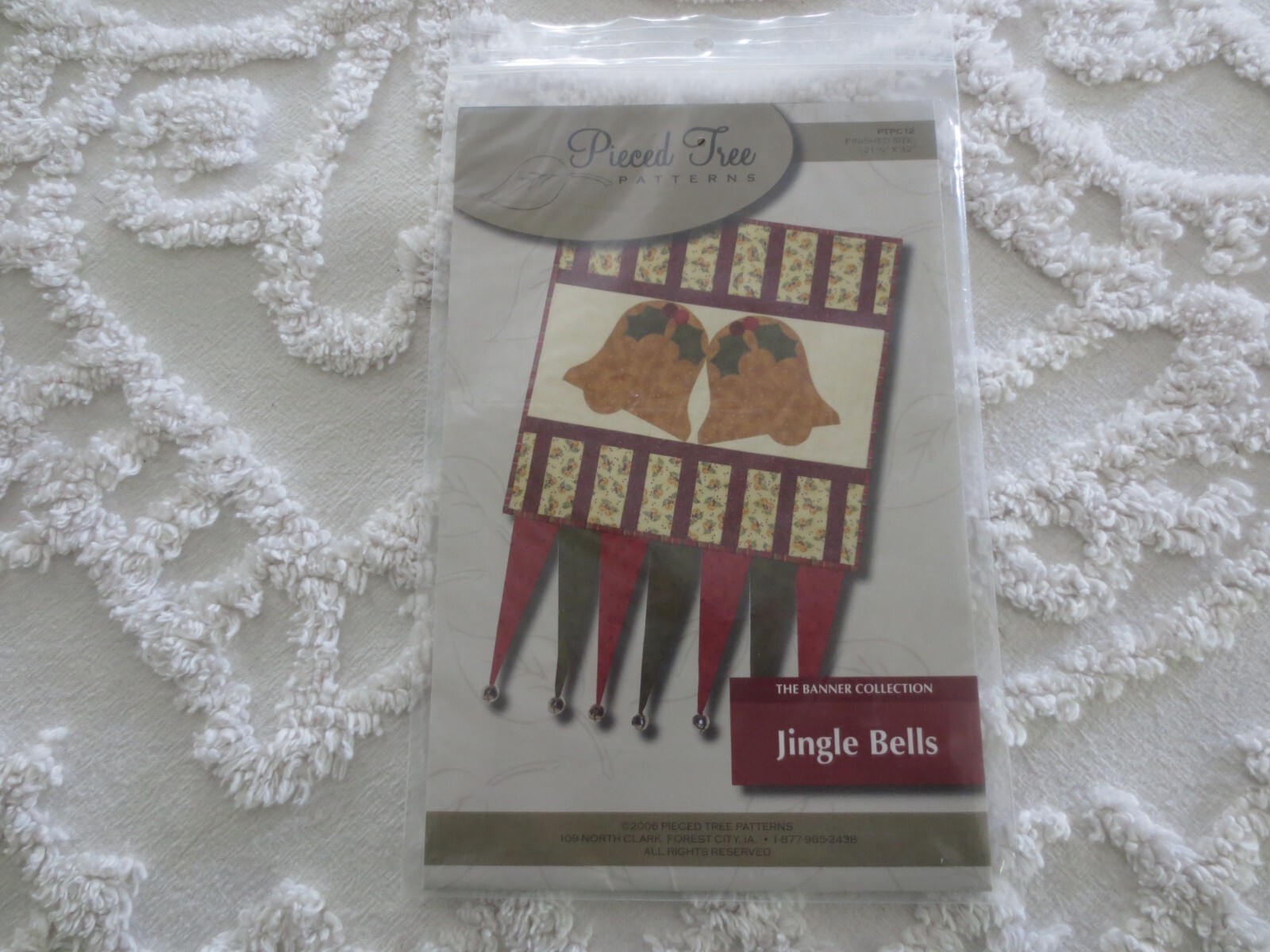 New PIECED TREE The Banner Collection JINGLE BELLS Pattern