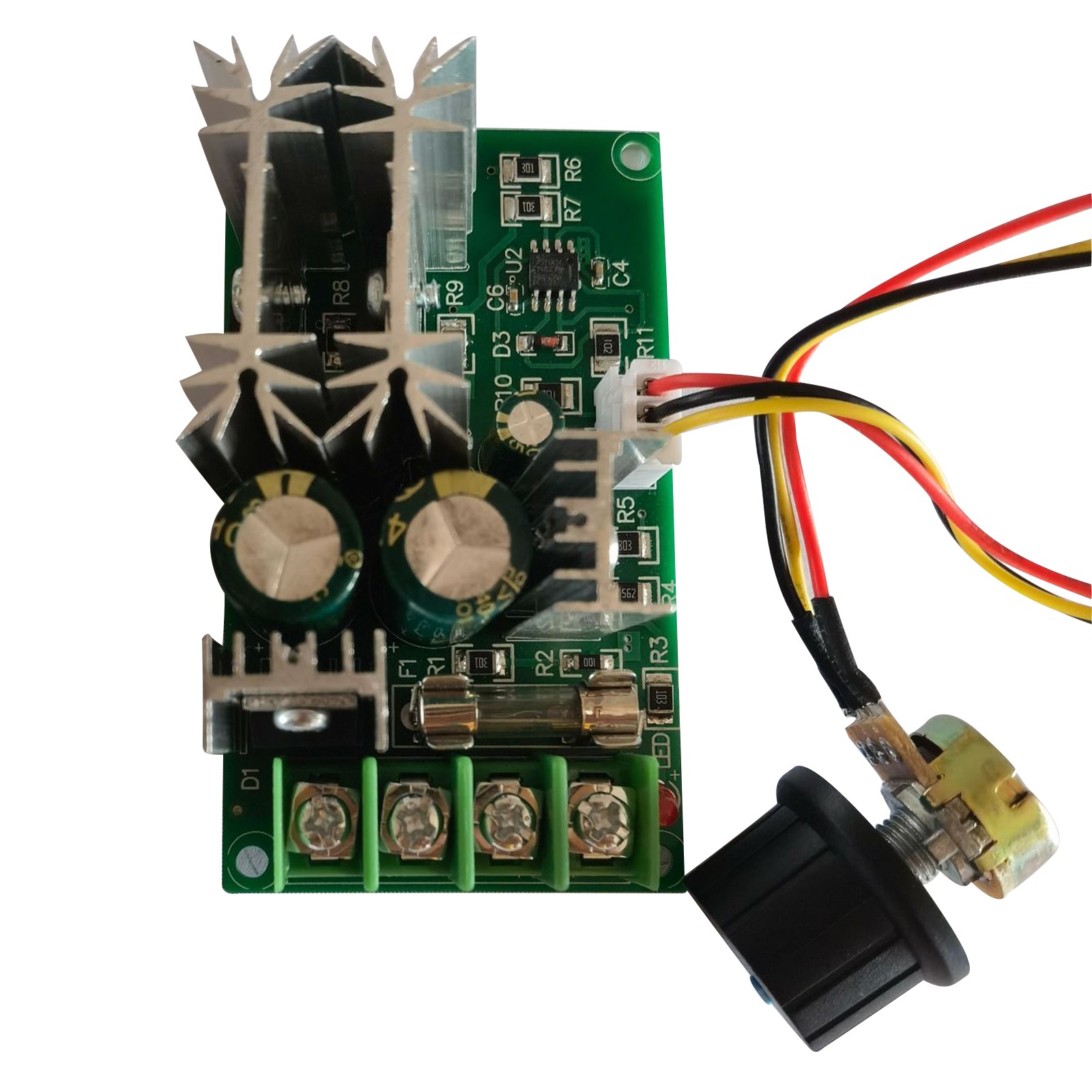PWM DC 10-60V Motor Speed Controller Switch DC 20A Current Voltage Regulator