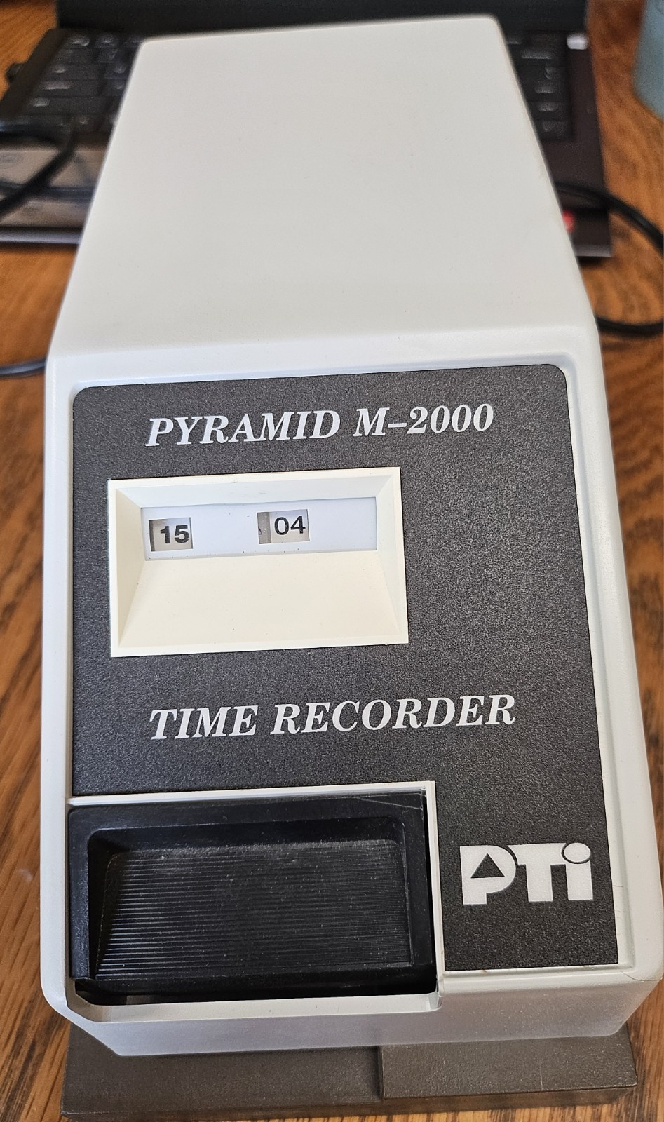 Pyramid Technologies, Inc. PTi Time Clock, Model 2000 Electric Day Time Recorder