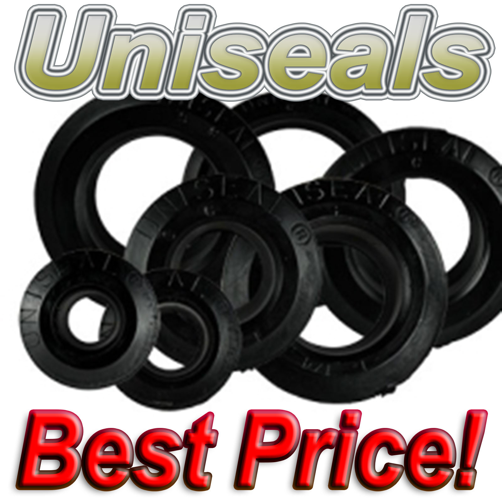 1" UNISEAL Bulkhead (12 PACK) hydroponic aquaponic aquarium aquaculture uniseals