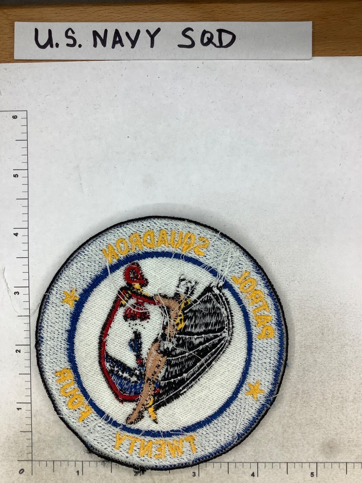 US NAVY PATROL SQD TWENTY FOUR SQUADRON PATCH