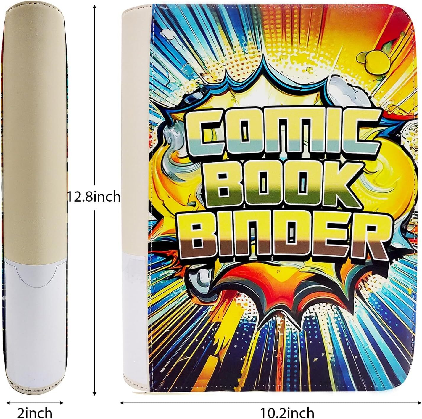 Comic Book Storage Album，24+ Comic Book Binder, for Current, Silver Age, Regular