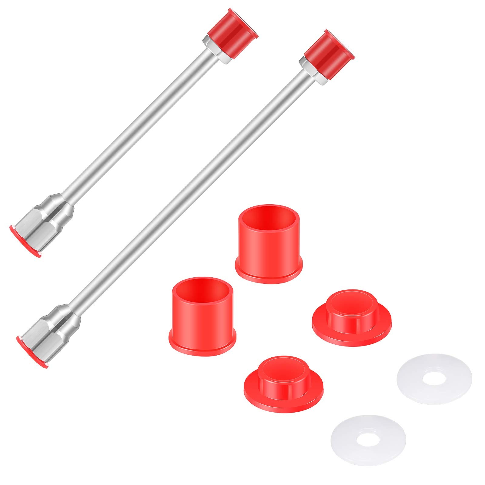 2 Pieces Airless Paint Sprayer Tip Extension Pole 2 1 Count (Pack of 1), Red
