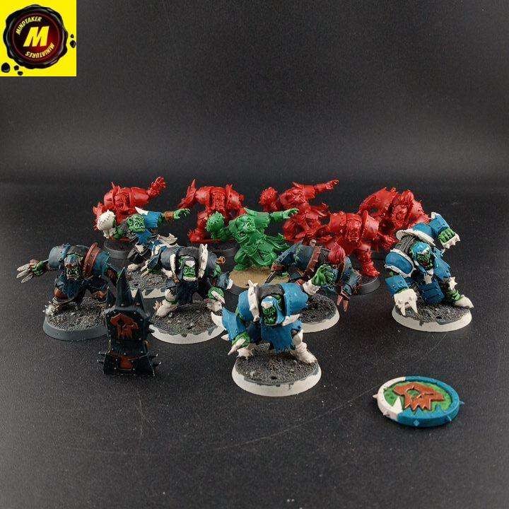 Gouged Eye Orcs (x12) - #171640 - Blood Bowl