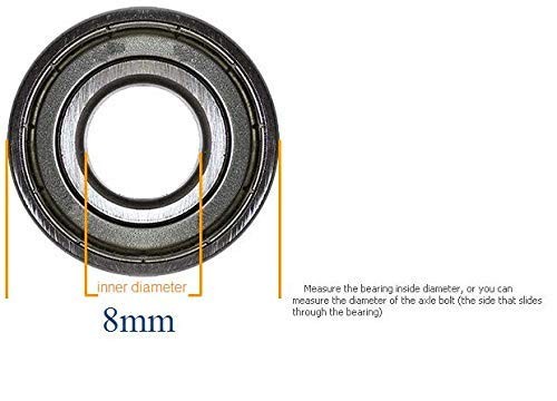 Walker Rollator Replacement 7.5" Wheels Black (1pis) (FRONT FRONT (1),