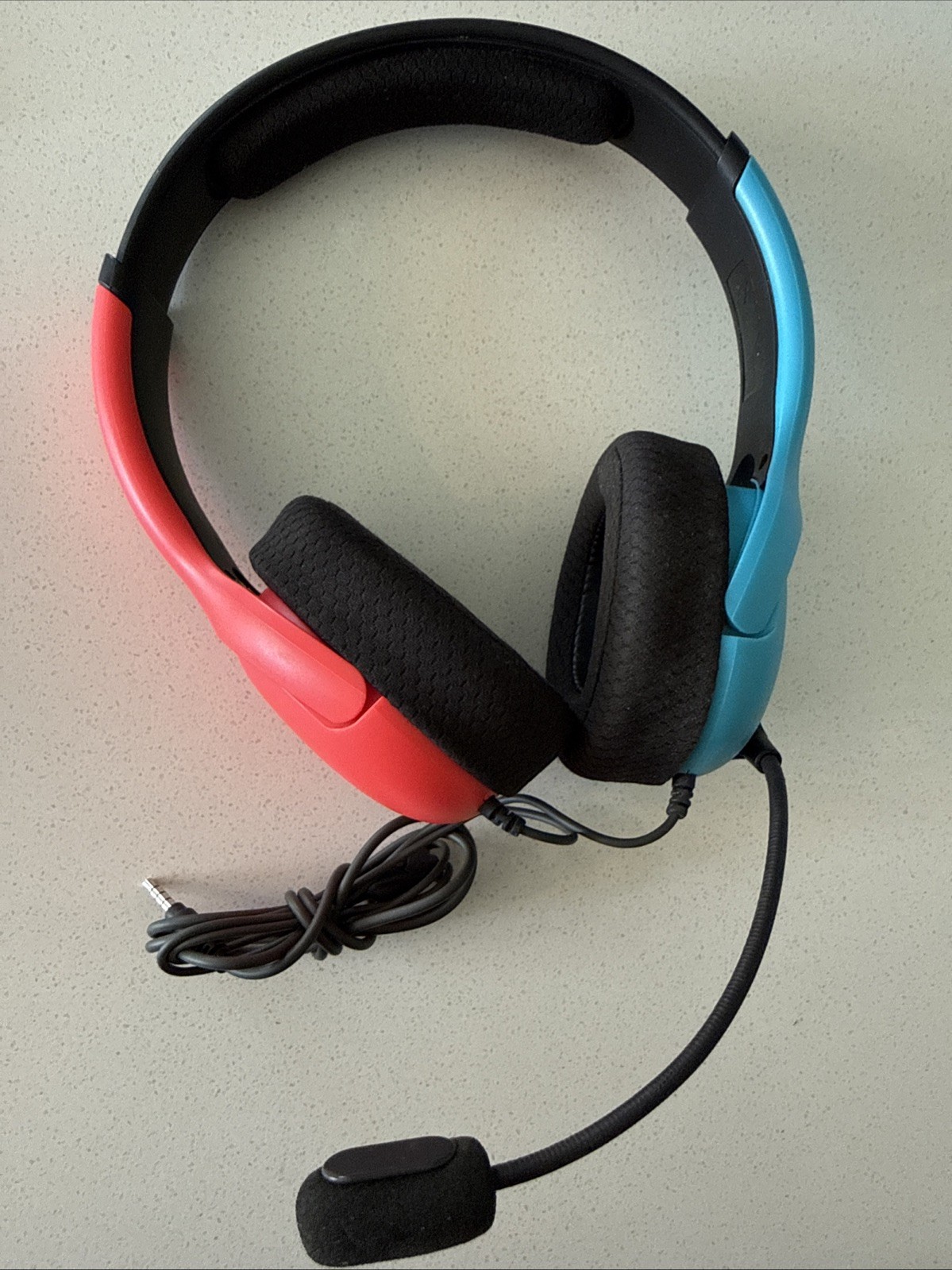 PDP LVL40 Airlite Stereo Headset Noise Cancelling for Nintendo Switch Blue & Red