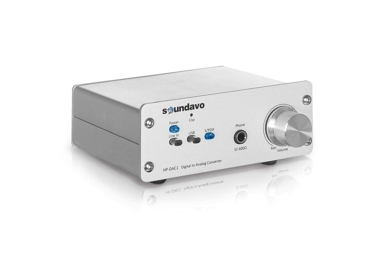 HP-DAC1 Digital to Analog Converter/Headphone Preamp DAC with S/PDIF, Line, U...