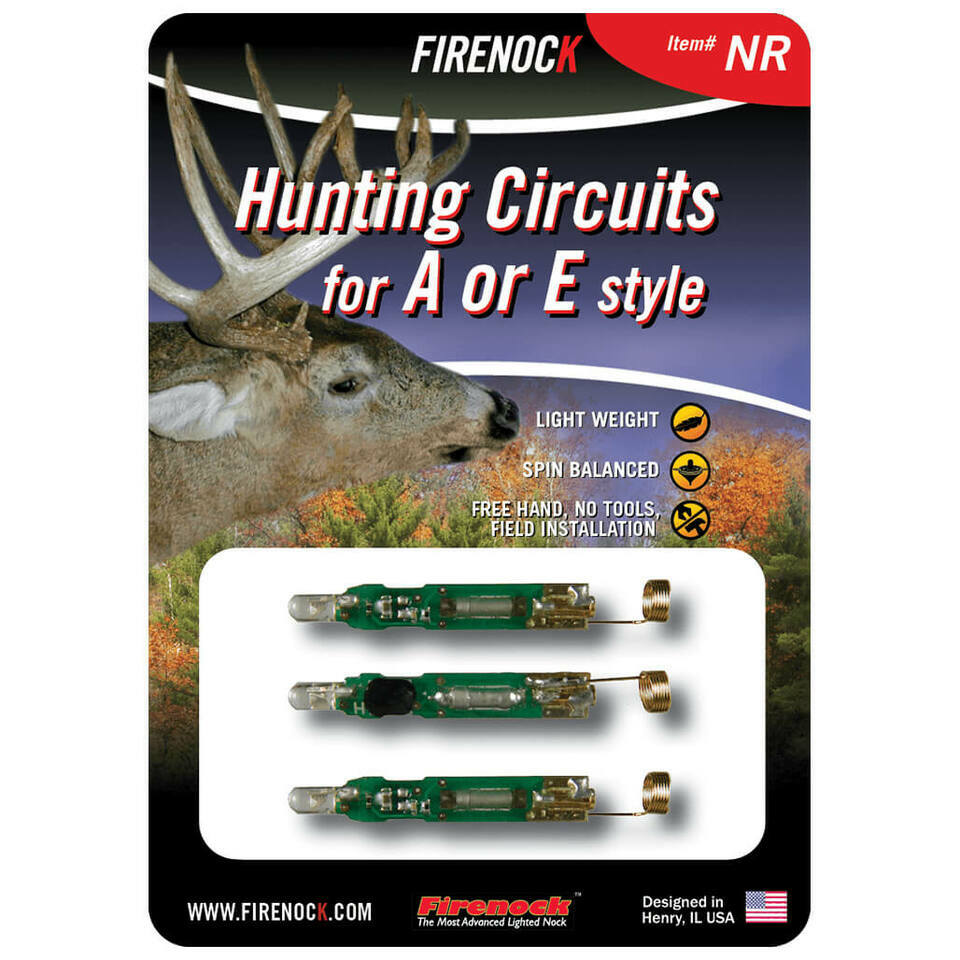 FIRENOCK Hunting circuit (NR) for A / E style nock or for Firenock "A3" / "E3"