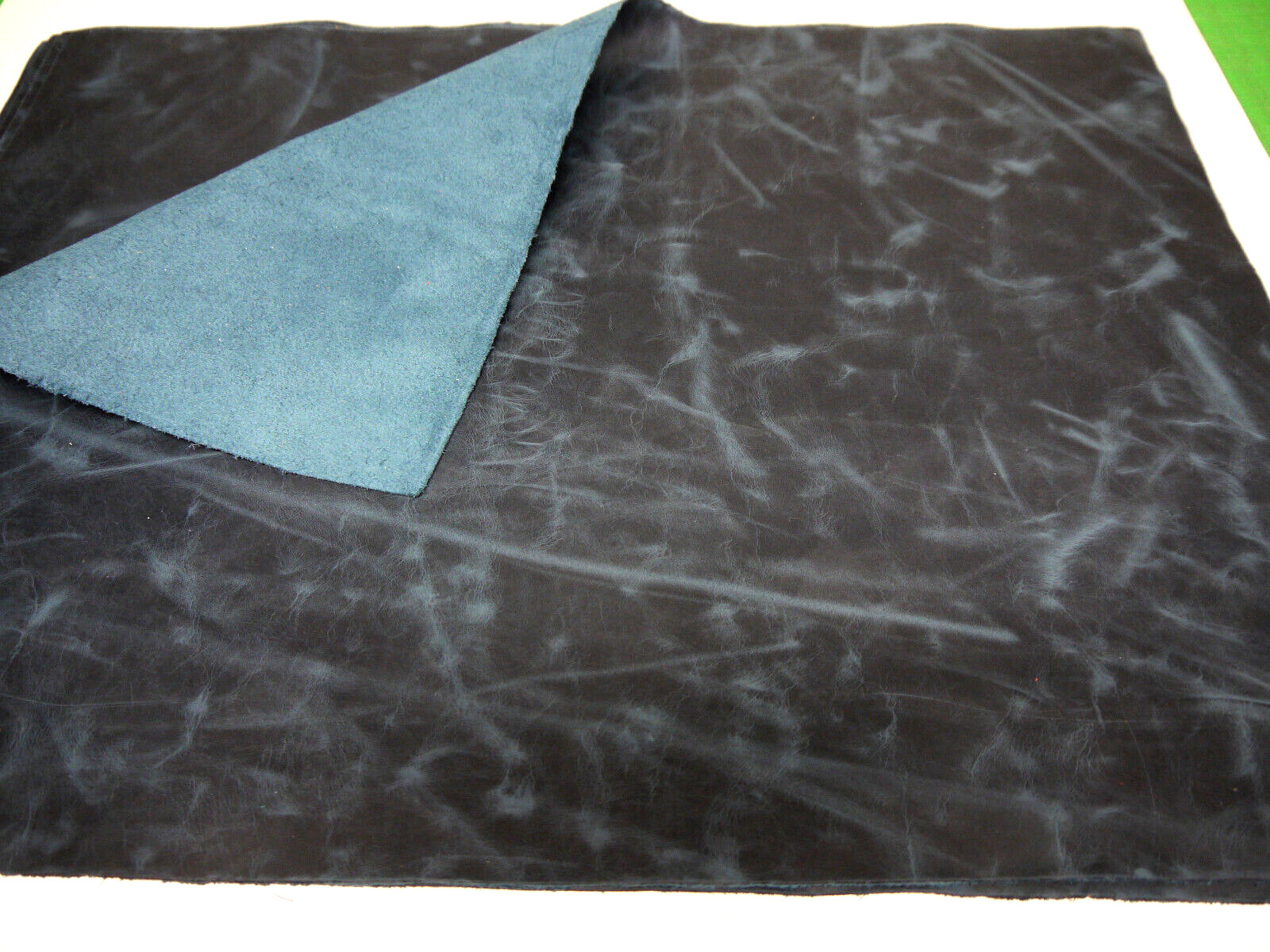 3 distress leathers Top Quality Large 18"x 24" Dark Blue