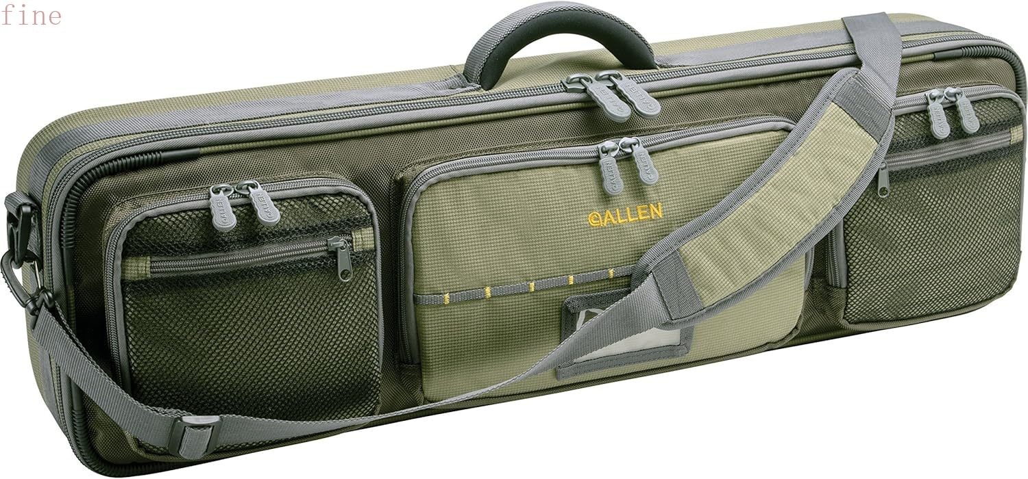 Allen Company Cottonwood Fly Fishing Rod&Gear Bag Case,Hold up to 4 Fishing Rods