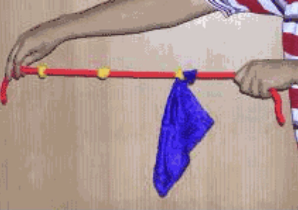 Jumping Silk On Rope Magic Trick - Easy To Do-comedy-sucker Effect-clown-kids