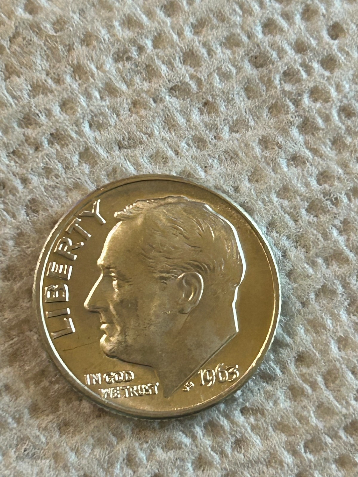 1963 D ddr Roosevelt dime BU, fs-801 Brilliant, high gem + $5 .00 shipping