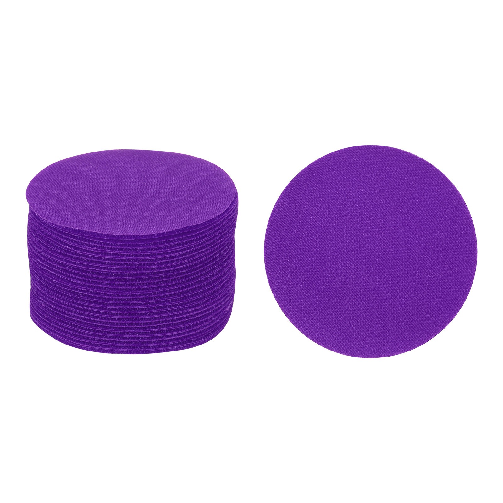 48 Pcs Carpet Spot Markers Floor Circle Dots for Classroom, Purple