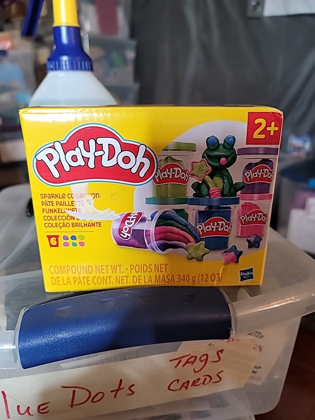 Play-Doh Sparkle Compound Collection 6pk Toy New With Box D4