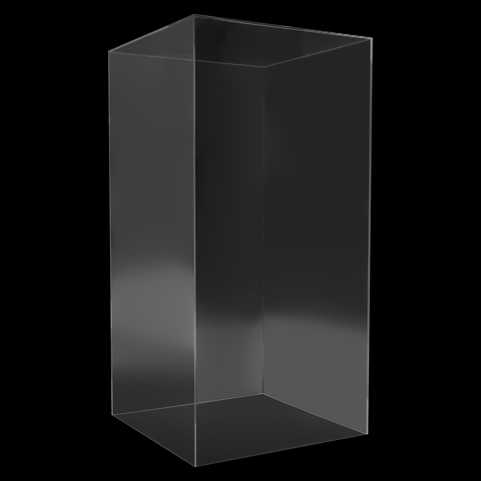 24" Large Acrylic Display Case Dustproof Clear Box Action Figures Case Organizer
